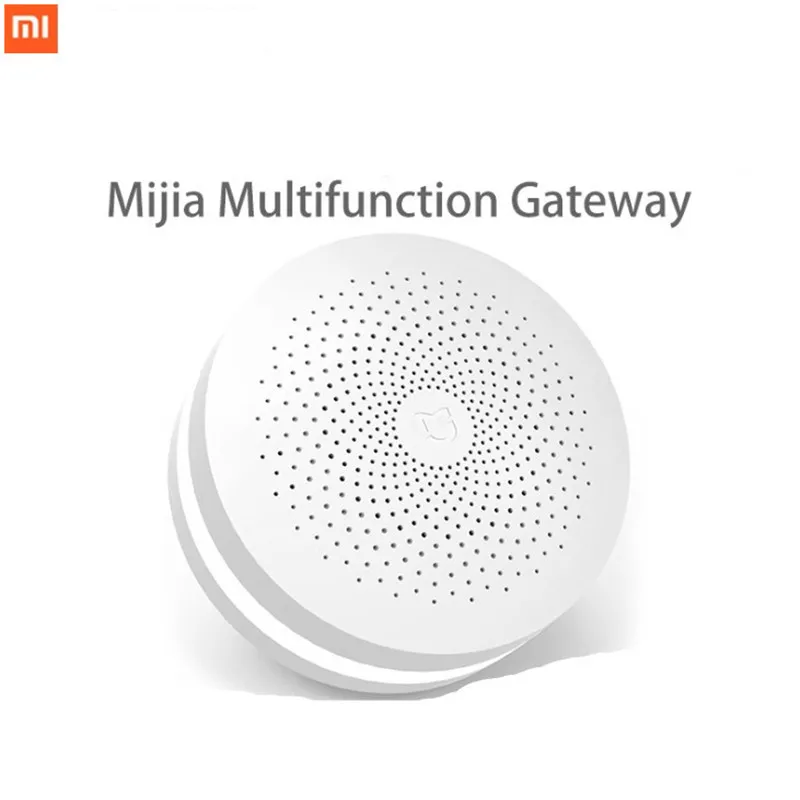 Xiaomi Mijia Многофункциональный шлюз 2 хаб сигнализация интеллектуальная онлайн радио ночной Светильник Bell умный дом концентратор