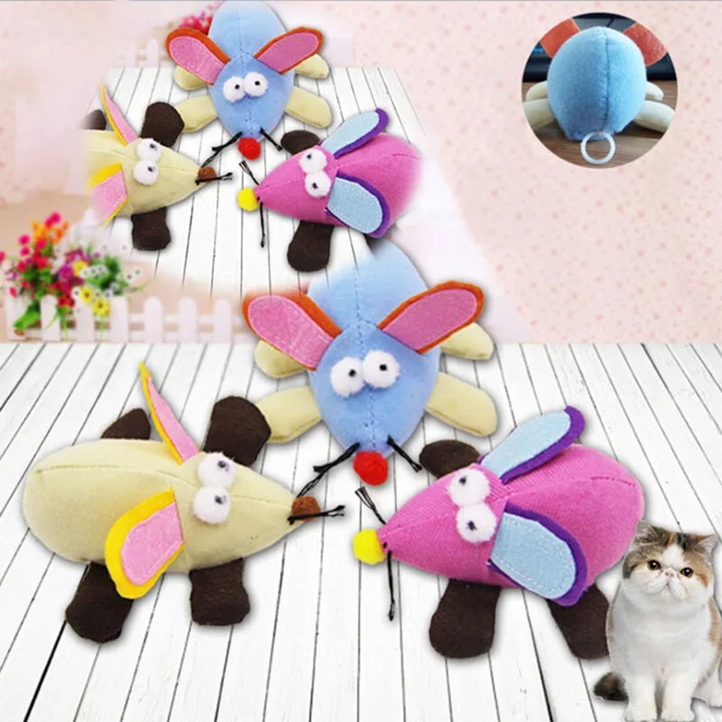 

1Pcs Pet Cat Toy Mouse Pulling Chain Shock Shake Interactive Toy For Cats Pets Cat Animal Toys Cat Products Color Random