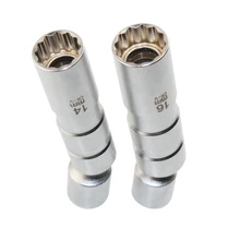 14 O 16mm Magnetico Sottile Parete Giunto Universale Spark Plug Socket Strumento di Rimozione 12pt 97L