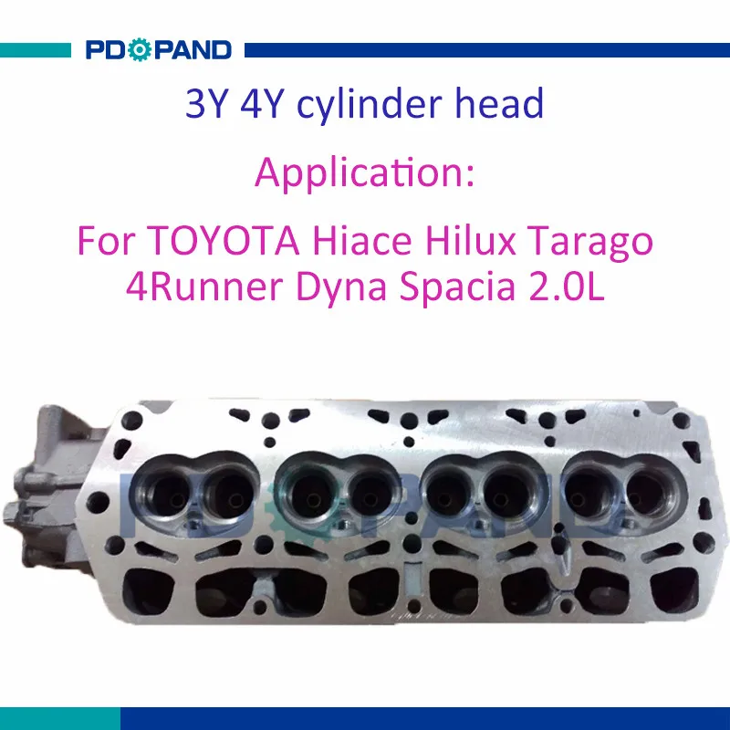 

3Y 4Y engine bare cylinder head for Toyota Hilux YN58 YN67 Hiace YN53 YN63 YN73 4Runner Tarago Dyna forklift Suzuki Spacia 2.0L