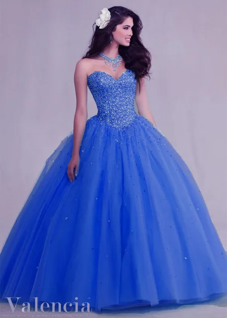 vestidos de novia latest royal blue wedding gowns designs with bling