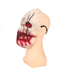 Хэллоуин Зомби кровотечение рот маска Ужасный фокусы шутки маскарадный костюм