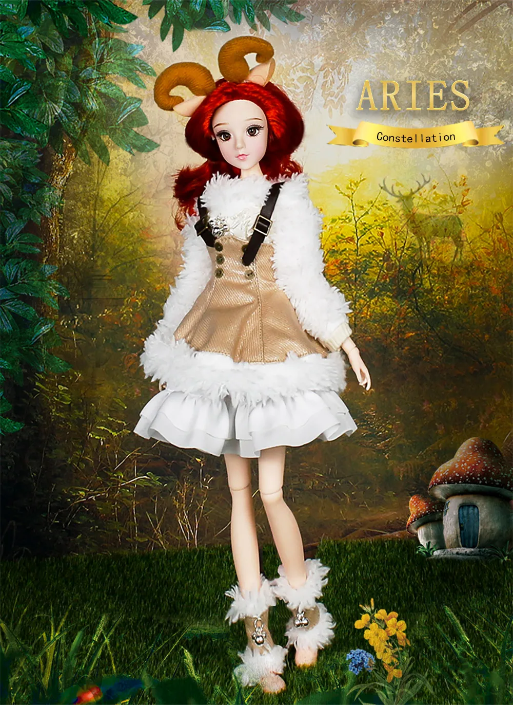 DBS bjd MMGirl 12 созвездий Овен кукла набор игрушек подарки для девочек|set toys|set ofset gift |