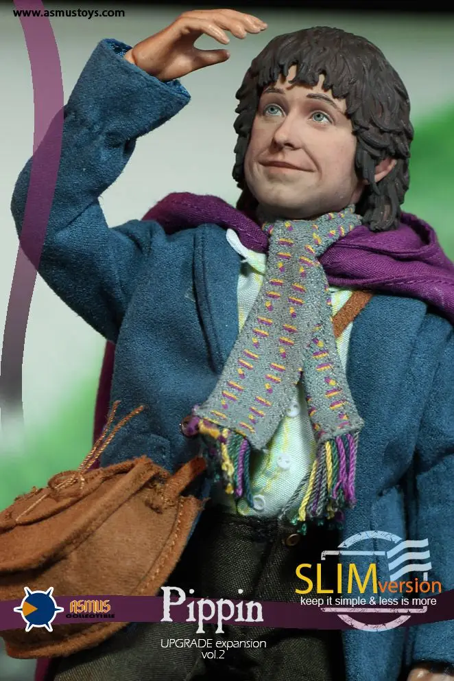 1/6 масштаб Коллекционная Фигурка Властелин Колец Хоббит Пиппин или MERRY 20 см фигурка куклы пластмассовые игрушечные модели - Color: PIPPIN