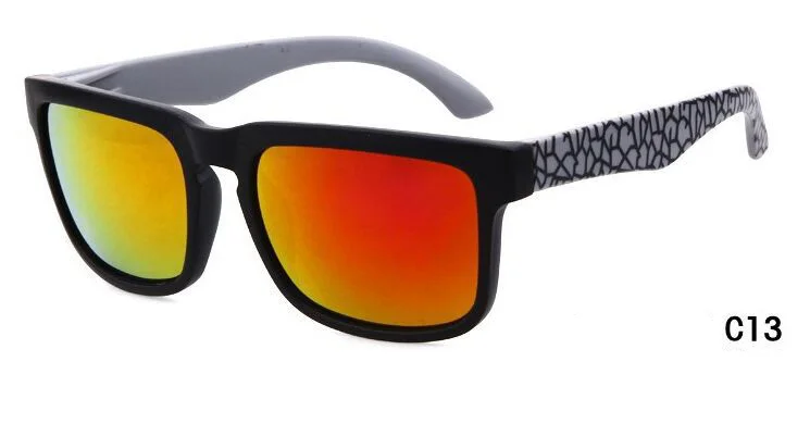 OFIR, роскошные солнцезащитные очки для мужчин, фирменный дизайн, женские солнцезащитные очки, светоотражающее покрытие, квадратные солнцезащитные очки с шипами, очки, De - Цвет линз: 13