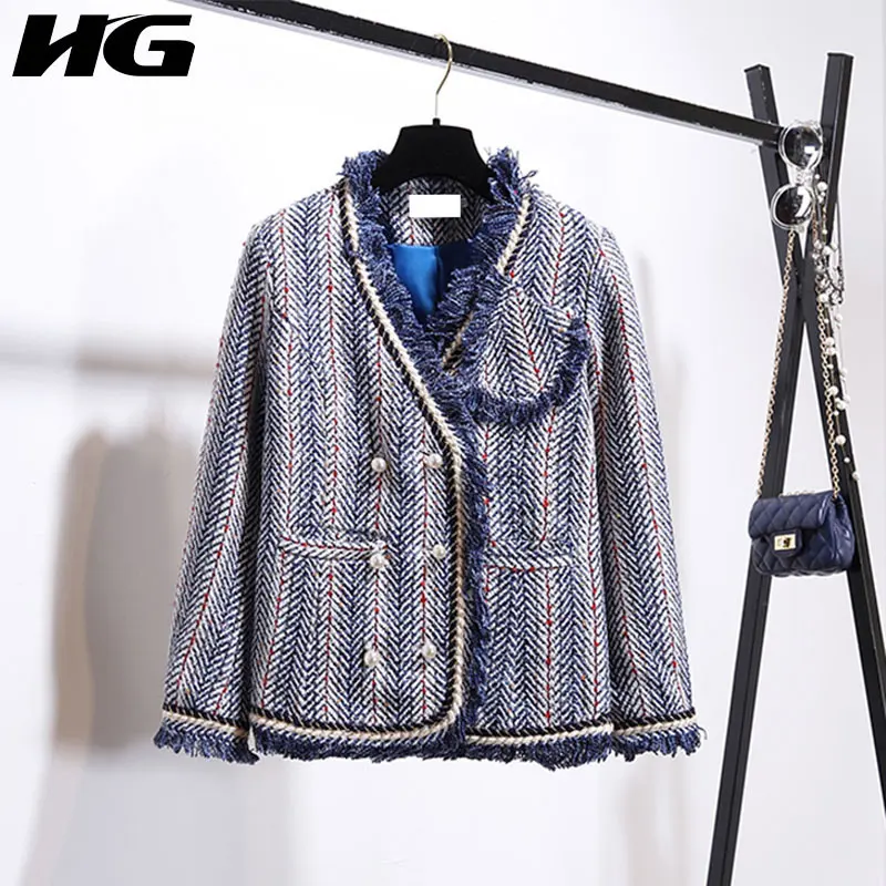 Manches Veste Europe Lâche Unique V Patchwork Poitrine 2018 Décontractée Pleine Femmes Picture Nouveau hg Femme neck Mode See Manteau Cyx1083 Automne vYpaOqd