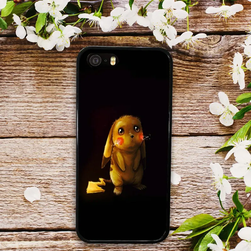 Жесткие чехлы для мобильных телефонов Чехол для iPhone 4, 4S 5 5S SE 6 6 S 8 7 Plus X XR XS Max Мультяшные Покемоны Pika Go PokeBall Animal - Цвет: Pictute 2