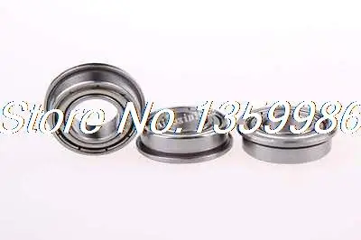 

10pcs F689 Radial Shielded 17mm x 9mm x 5mm Deep Groove Flange Ball Bearing