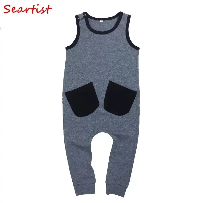 baby boy tank romper