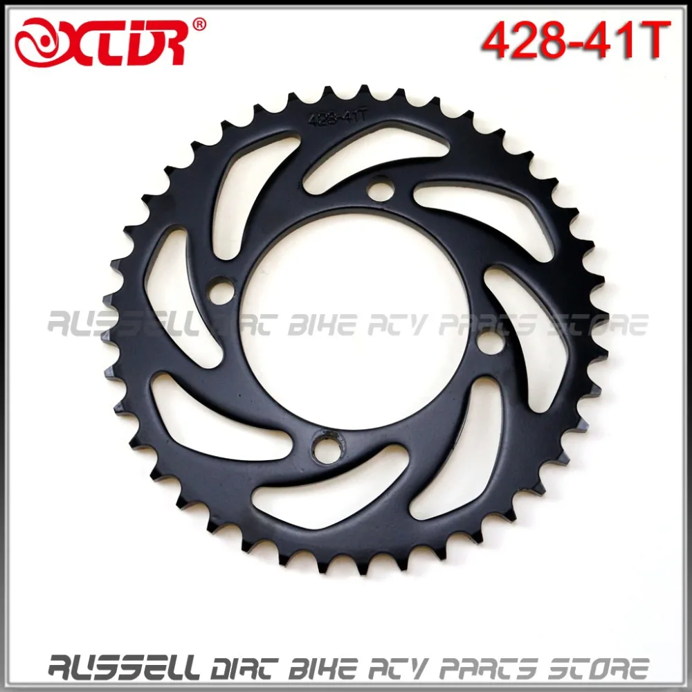 Rear chain Wheel sprocket Gear 428 41T Tooth 76mm FOR dirt Pit bike