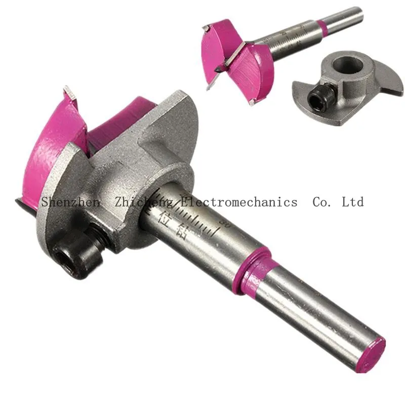 Woodworking Core Drill Bit 35mm Cemented Carbide Cutter Wood Drilling