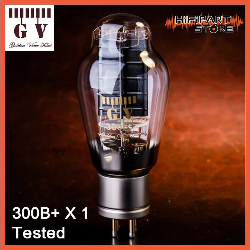 

1pc Golden Voice GV 300B+ Tested Valve Tube amplifier accessories Repalce Psvane Shuguang JJ GOLD LION EH 300B 300B-98 300B-Z