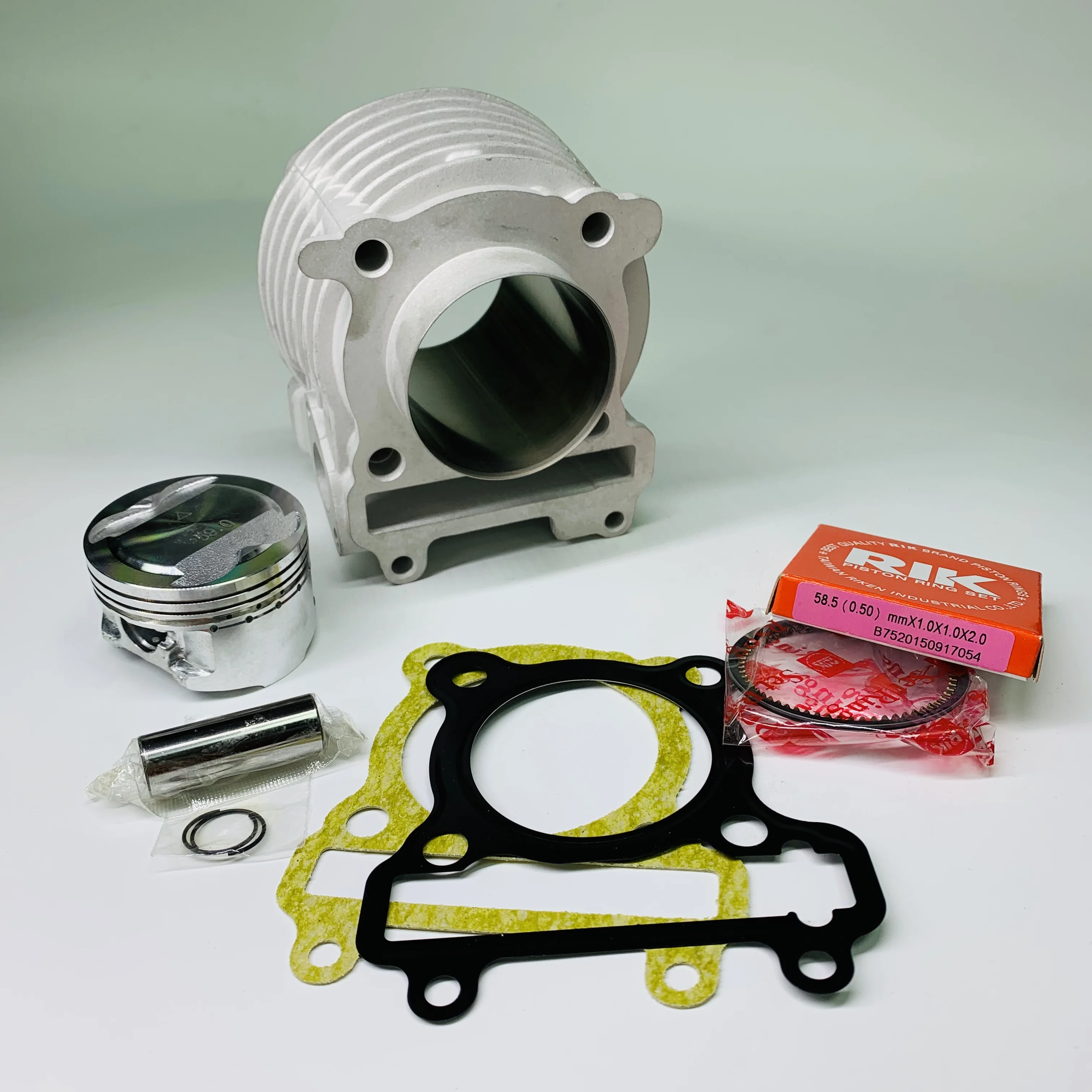 Kit cylindre 59-63mm BWS125 ZUMA CYGNUS GTR RS100 MIO115 Nicasil gros alésage Piston 4 soupapes course Tuning BWSP pièces Bws 125