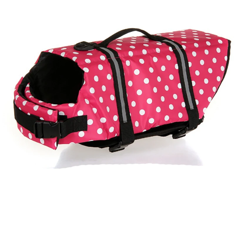Multi Size Puppy Clothes Pet Dog Cat Saver Life Jacket Reflective Strip