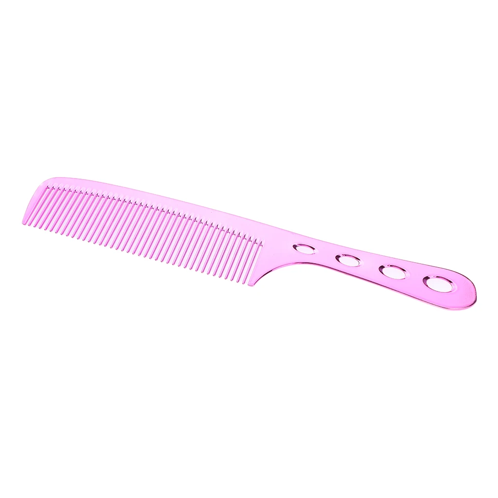Space Aluminum Antistatic Haircutting Styling Barber Comb For Women Heat & Corrosion Resistant Professional