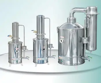 

Free shipping 220v high quality electric heating water distiller for 5L volume stainless steel Self break Water Distiller