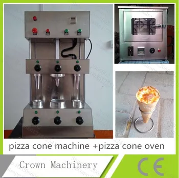 

Free Shipping Stainless steel 3pcs pizza cone maker machine+pizza cone oven; 3 head cone pizza machine+cone pizza oven