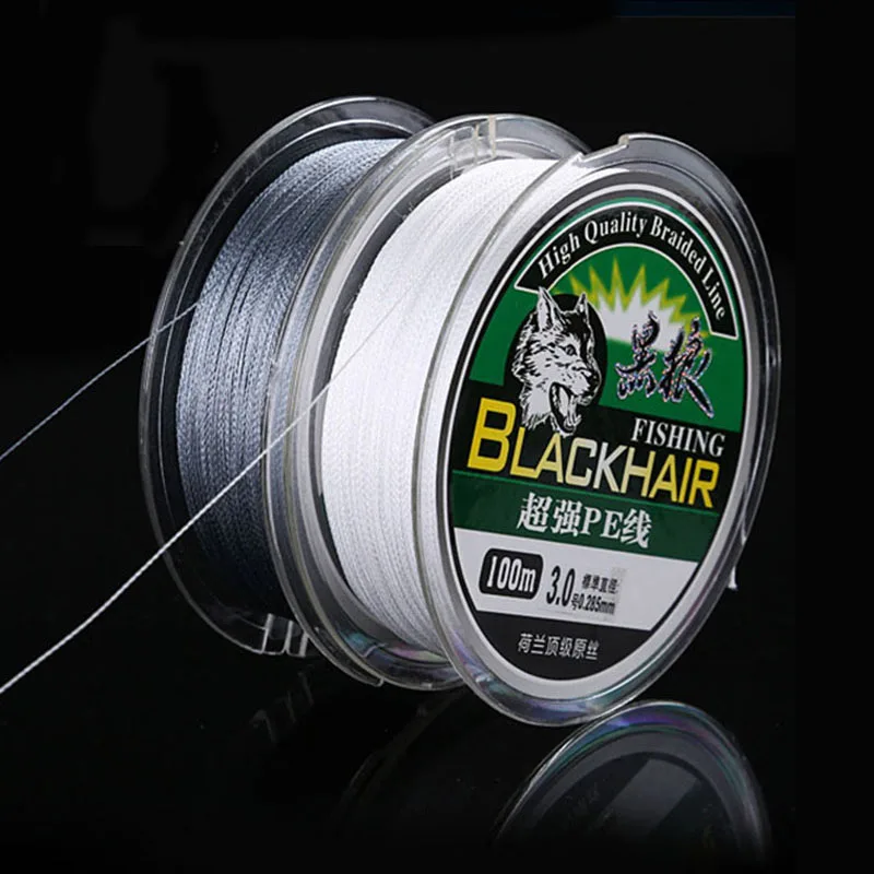 

4 Strands 100M 6-100LB PE Multifilament Super Braided Fishing Line Carp Fishing For Fish Rope Cord