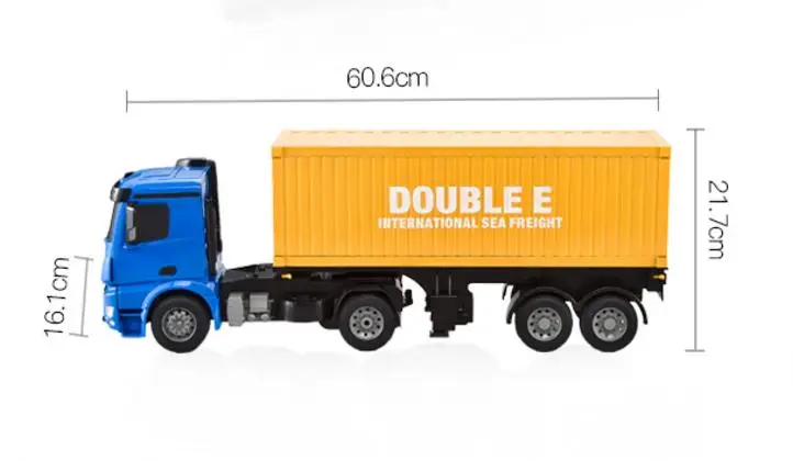 2,4 ГГц дистанционного управления контейнерные грузовики, rc грузовик прицеп 1:10, игрушки для мальчиков