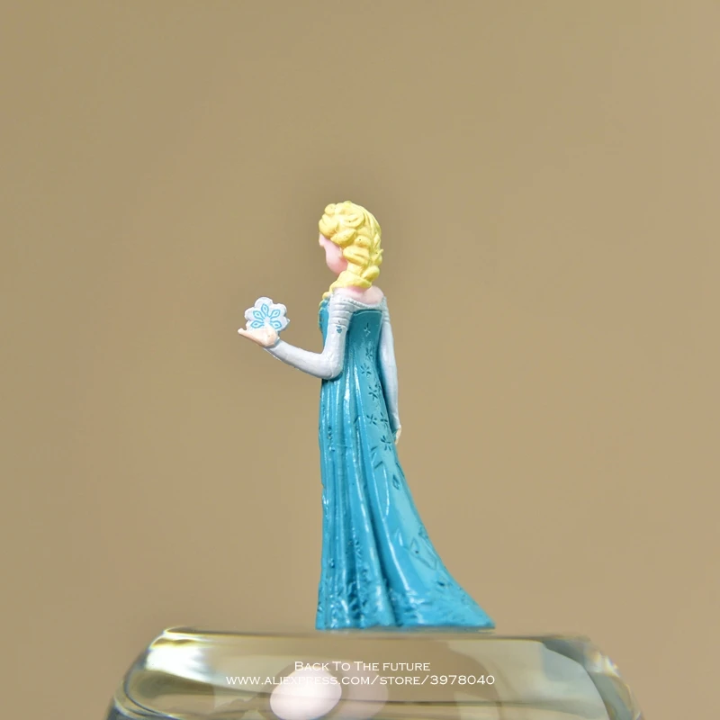 Disney Frozen Эльза принцесса снеговик 3 5 см фигурка осанка аниме украшение