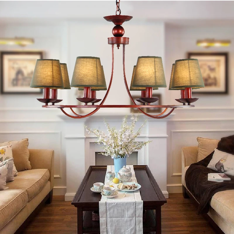 

Modern Lustre Chandeliers Lighting Chrome Metal Dining Room Led