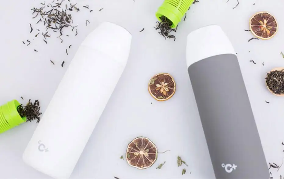 Original Xiaomi Mijia Kiss Kiss Fish Smart Vacuum Insulation Bottle With 3 Filter OLED Temperature Screen Smart Sensor CC+ Cup Original Xiaomi Mijia Kiss Kiss Fish Smart Vacuum Insulation Bottle With 3 Filter OLED Temperature Screen Smart Sensor CC+ Cup