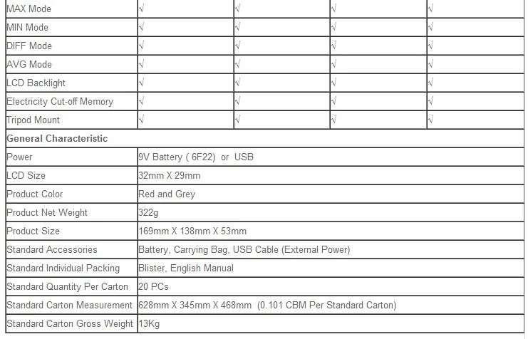 Uni-t UT303C eletronico de alta precisao sem contato ИК цифровой лазерный инфракрасный термометр-32~ 1050 Цельсия/30: 1