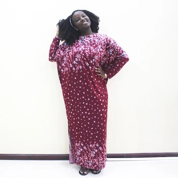 

African Dresses For Women 2019 New African Batwing Sleeve Print Long Dress