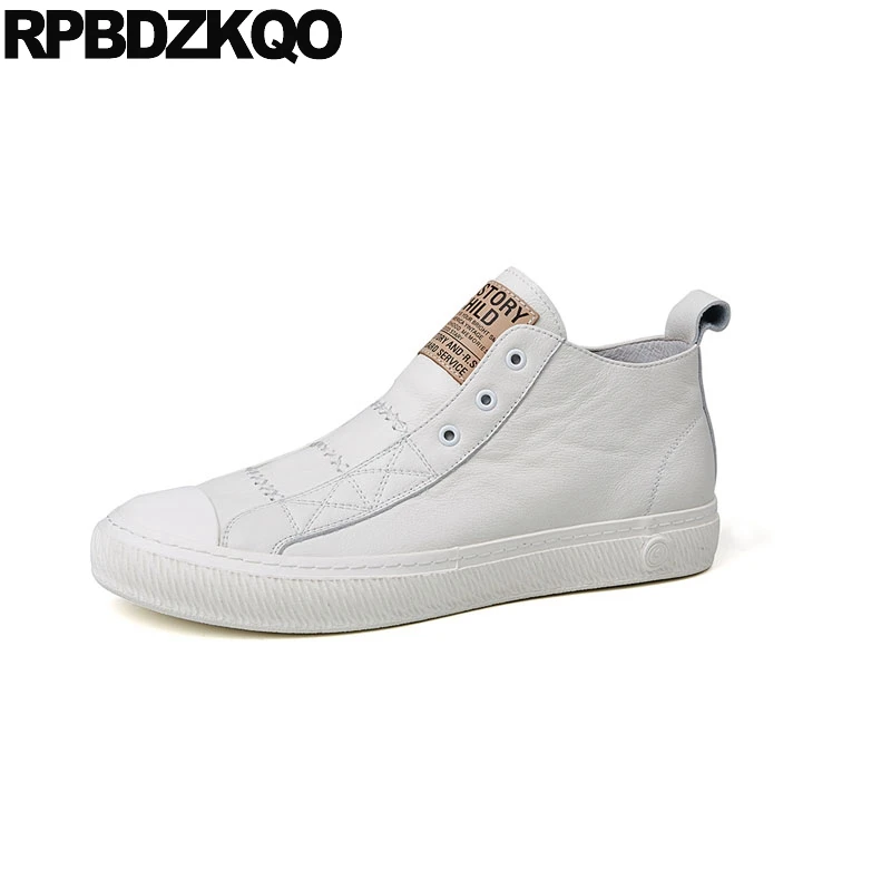 white trainers in winter