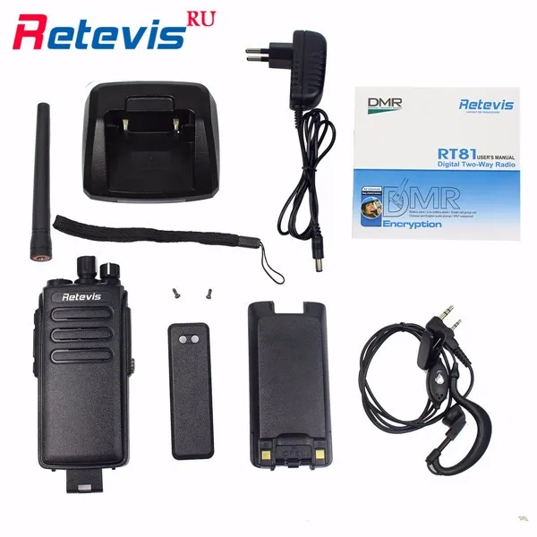 x2 WALKIE TALKIE RETEVIS 3W UHF 400-470Mhz de Frecuencia de Radio 2 VÍAS ESPAÑA
