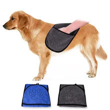 Cute Paw Design Pet Dog Towel Soft Drying Bath Pet Towel For Dog Cat Puppy Super Absorbent Bathrobes Cleaning Necessary supply