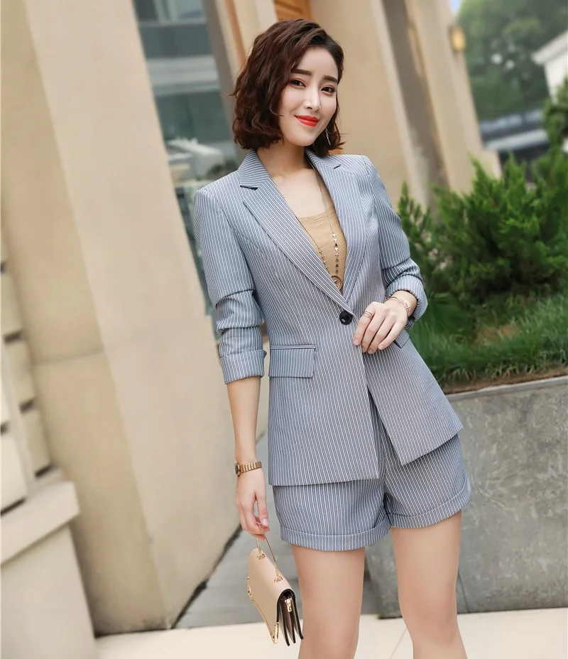 Fashion Formal Ladies Pink Striped 