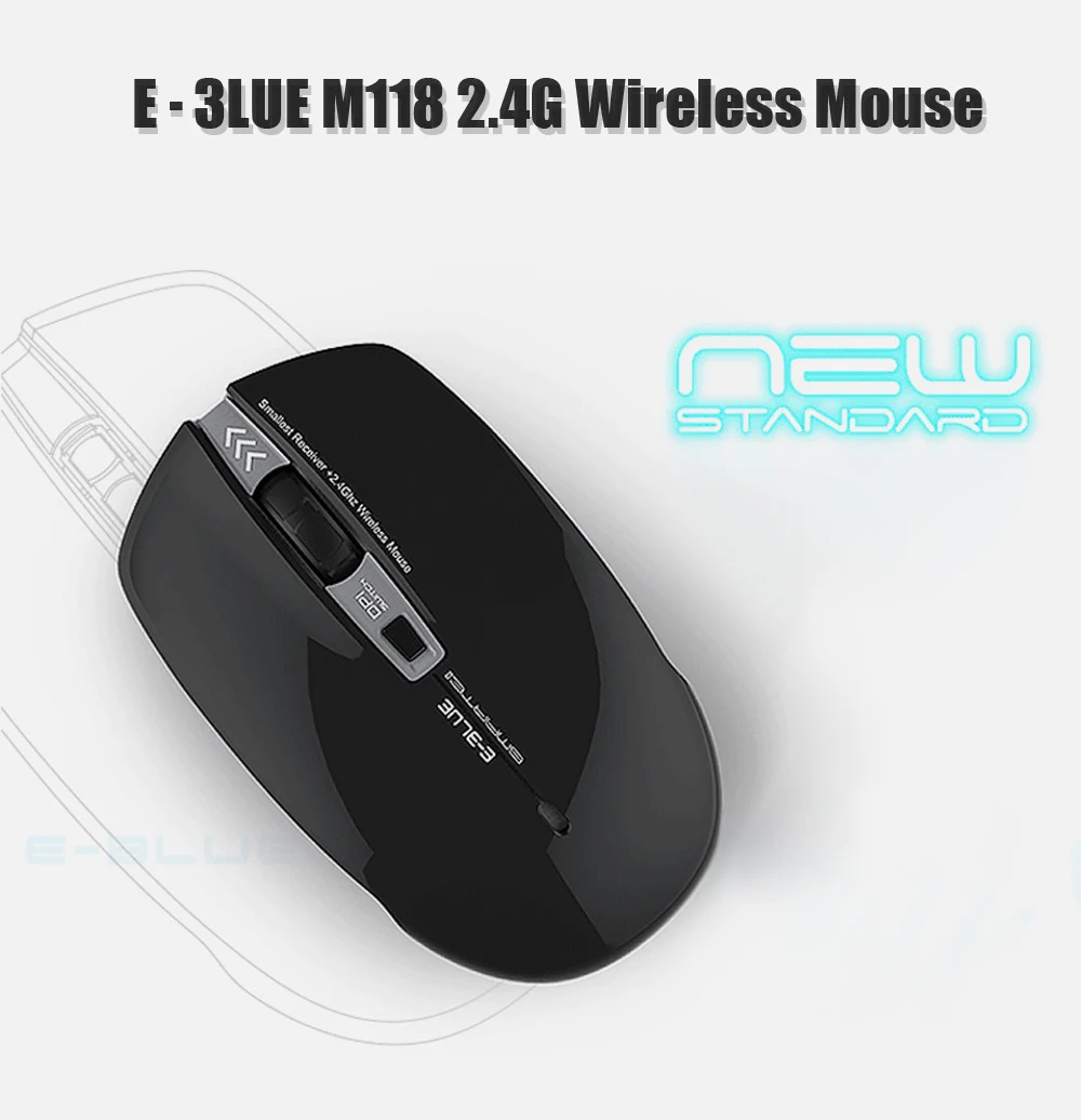 E 3LUE M118 2.4G Wireless Mouse with Optical Sensor Gaming Mouse