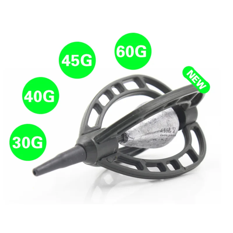 سمك السلور تغذية الصيد اكسسوارات 30g ، 40g ، 45g ، 60g الصيد الطعم قفص