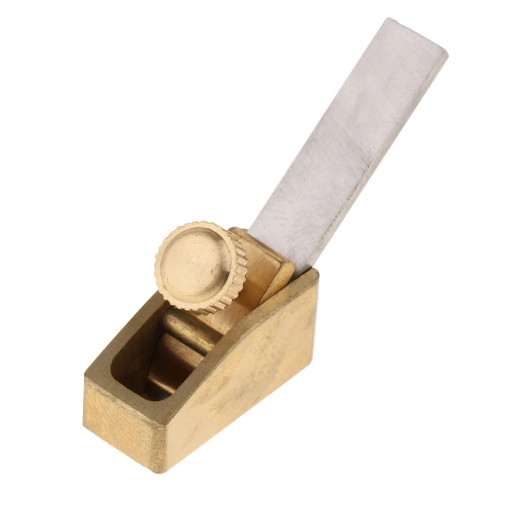 Tooyful Mini Brass Violin Viola Guitars Plane Cutter Hand Plane Wood Musical Instruments Woodcraft DIY Tool
