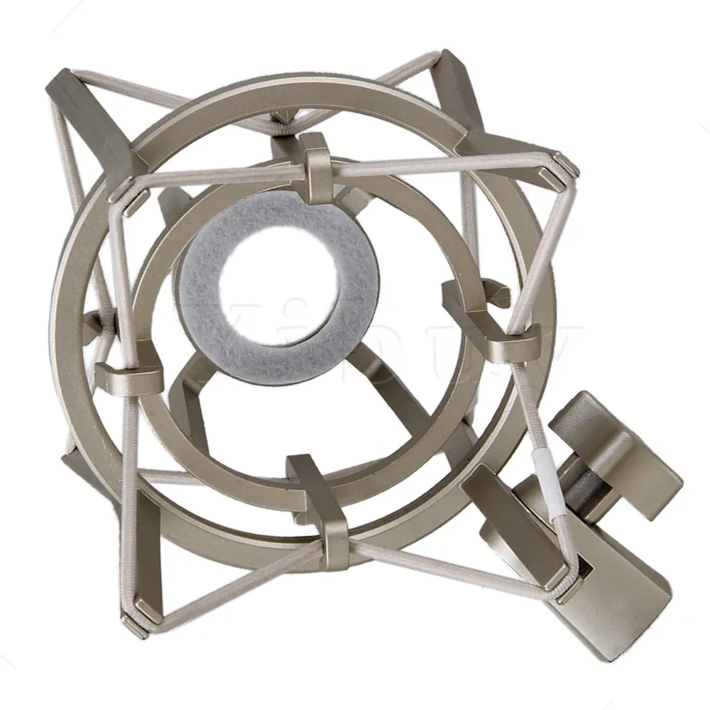 Yibuy Plastic Square Spider Shock Mount for Microphone Large Size Silver Yibuy Plastic Square Spider Shock Mount for Microphone Large Size Silver