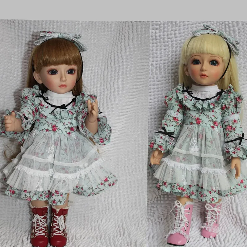 

NEW Arrival 45cm Girl SD/BJD Doll Silicone reborn baby doll Realistic Alive born Girl Doll for Children Juguetes Christmas Gift