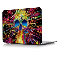 Жесткий Чехол для клавиатуры Apple, Macbook pro, 13, 15, Air, 11, 13 дюймов, сенсорная панель retina, 12 дюймов, чехол для ноутбука с черепом