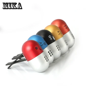 

Car Air Freshener Auto outlet Cartoon emoticon capsule Perfume Vent Air freshener in the Car Air Conditioning Clip solid perfume