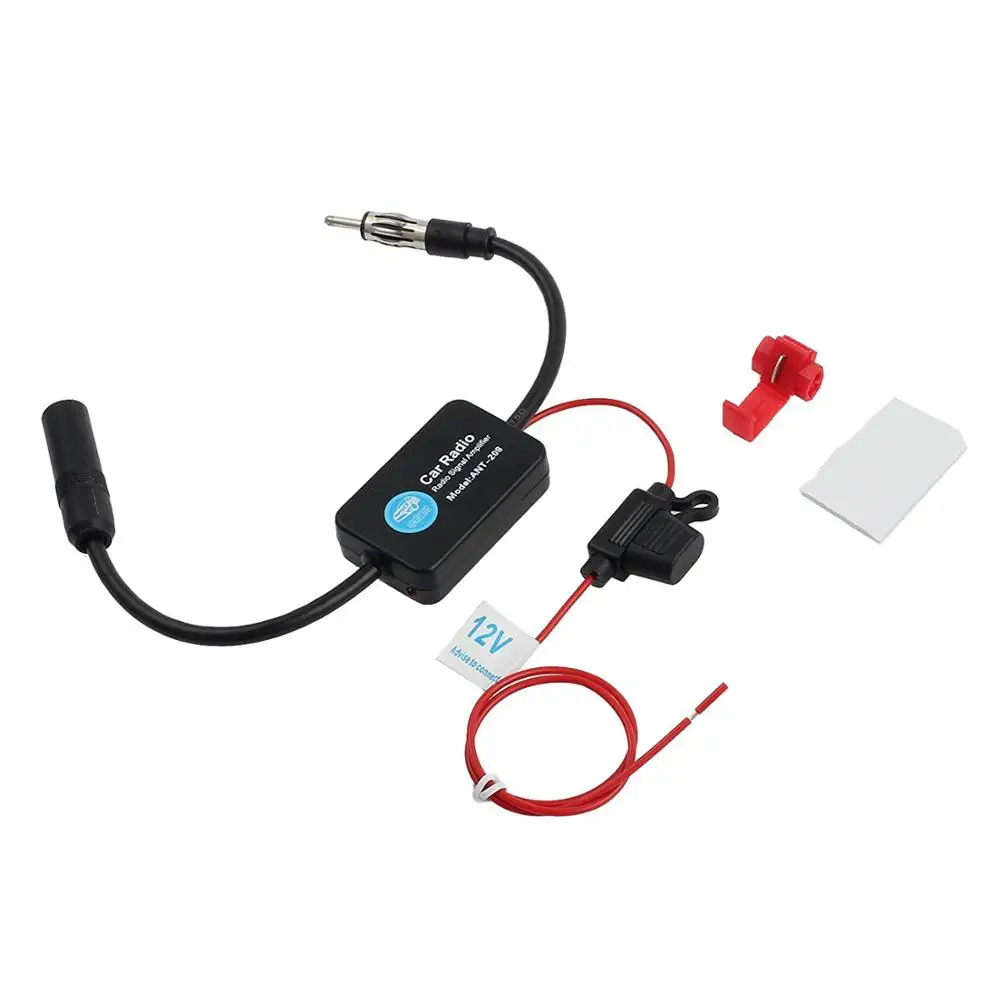 

12V Car Radio Aerials Car FM Radio Aerial Antenna Signal Reception Amp Amplifier Booster radio amplifier Auto Antena Booster