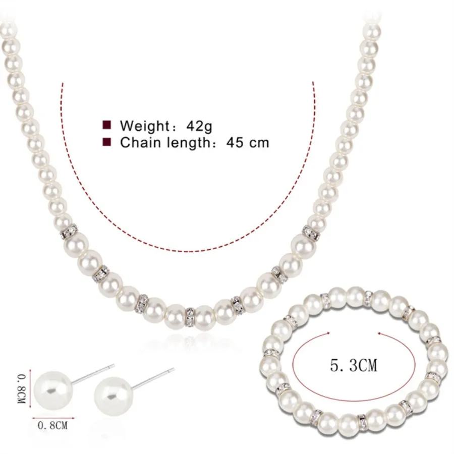 pearl jewelry set