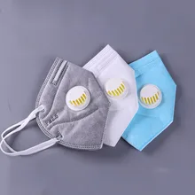 5 шт. противодымные маски для рта с клапаном моющиеся Сменный фильтр с активированным углем складные маски от пыли Защитная маска