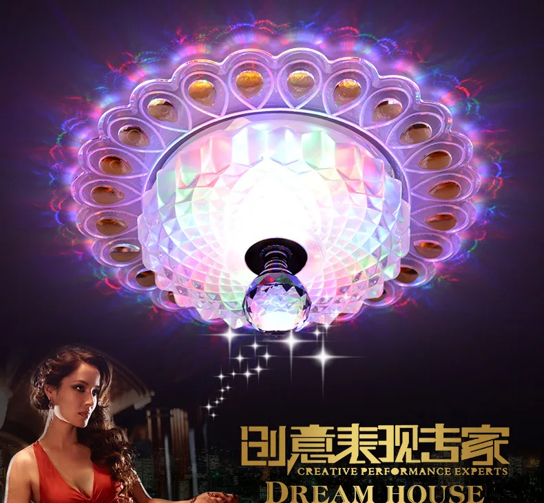 Colorpai, 3 Вт, 5 Вт, домашний светодиодный светильник для зала ...