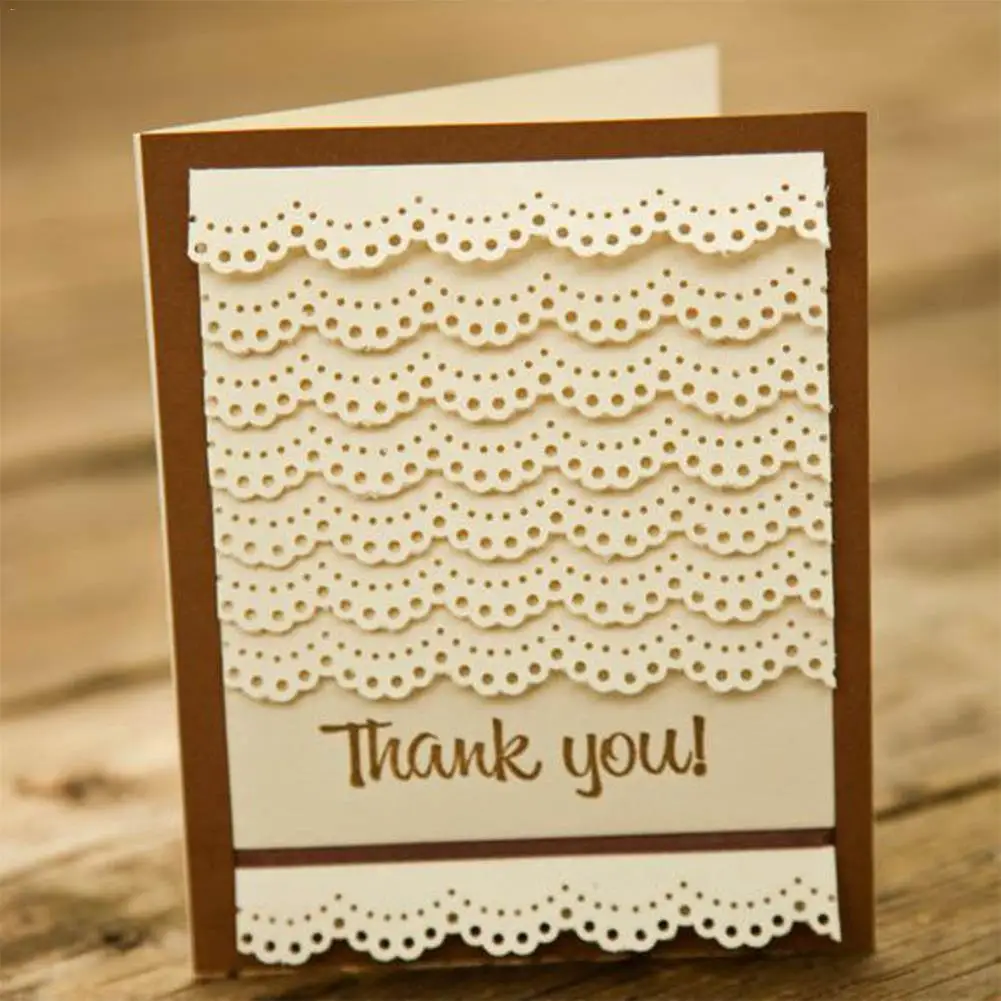 

Floral Borderlines Metal Cutting Dies Photo Album Card Paper Scrapbook Stamp Seal Embossing Die Embossed Carbon Steel Mold