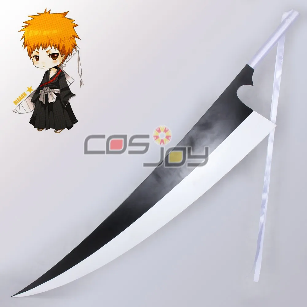 Cosjoy 5" Bleach укуросаки Ichigo Zanpakutou большой меч реквизит косплея из ПВХ-0741