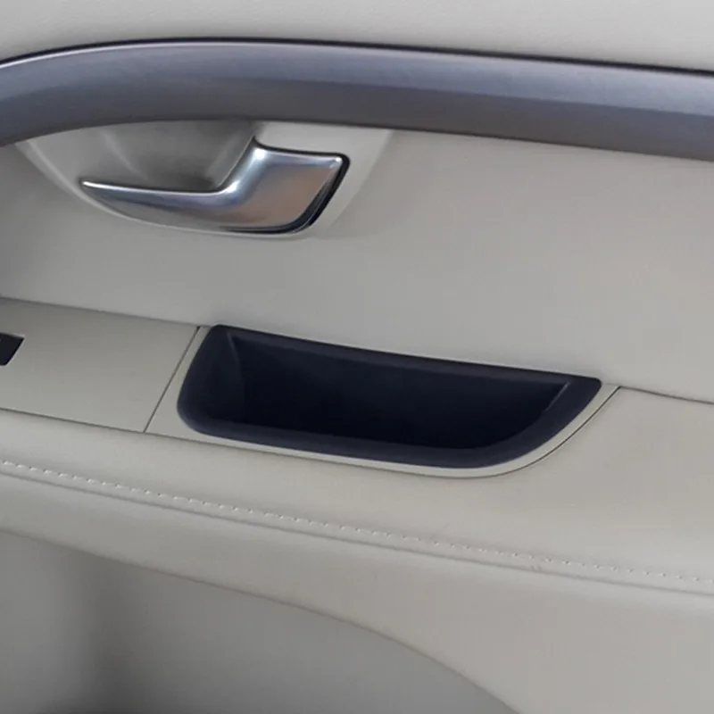 Автомобильный Стайлинг передняя дверь ручка коробка для хранения 2 шт. для Volvo XC70 V70 S80 авто Интерьер Органайзер аксессуары
