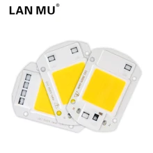 LAN MU 20W 30W 40W 50W High Power Integrated COB Chip Lamp 110V 220V Matrix LED Spotlight DIY Flood Light Outdoor Lampada