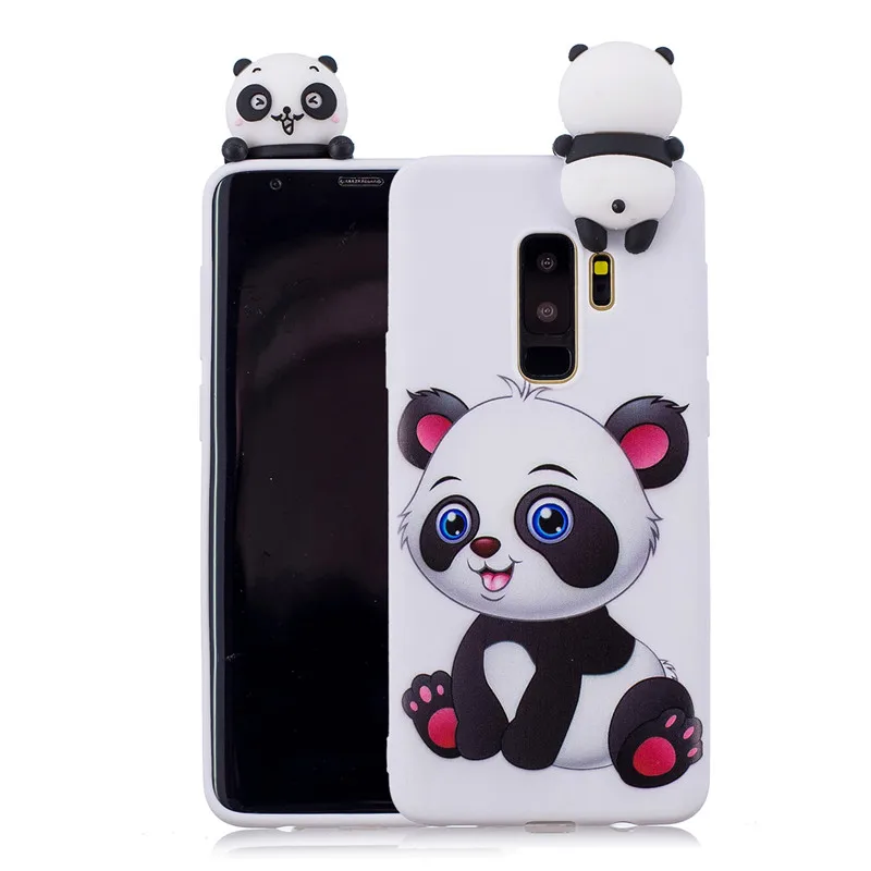 samsung cases cute Phone Case on for Samsung Galaxy S9 Plus S6 S7 Edge S8 Plus Note 8 9 S10 Plus Cover Fundas 3D Dolls Toys Cartoon Soft TPU Cases kawaii samsung cases Cases For Samsung