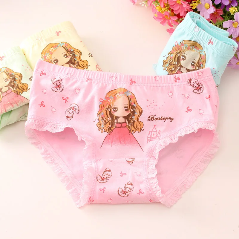 Kids Girl Underwear 4pcs Baby Cotton Underwear 3 9 Years Kids Panties
