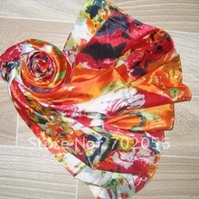 Модные имитирующие шелковый шарф шарфы Neckscarf 180*70 см 12 шт./лот смешанные designr#2056